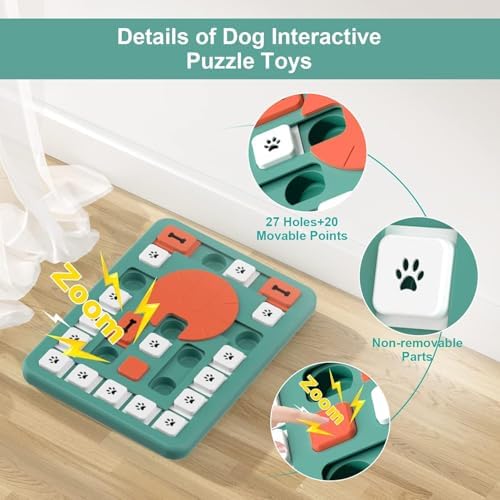 PETSTA Dog Puzzle Toys, Treat Dispensing Dog Enrichment Toys - Image 6