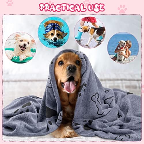 Tatuo 22 Pcs Dog Towels for Drying 20 x 40 Inch Pet Bath Towels Absorbent - Image 6