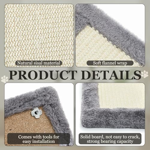 Dansydaisy 23.8 x 8.5 Inch Cat Tree Replacement Parts Sisal Ladder Board - Image 3