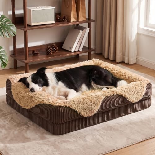 GASUR Orthopedic Dog Bed for Medium Sized Dog, Washable Dog Couch Beds by GASUR
