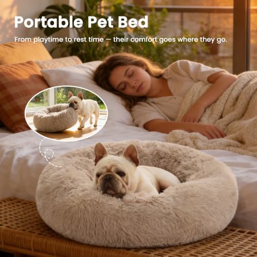 Love's cabin Calming Dog & Cat Bed, Cat Bed - Image 4