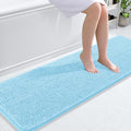 OLANLY Bathroom Runner Rugs 59x20, Extra Soft Absorbent Chenille Bath Rugs by OLANLY