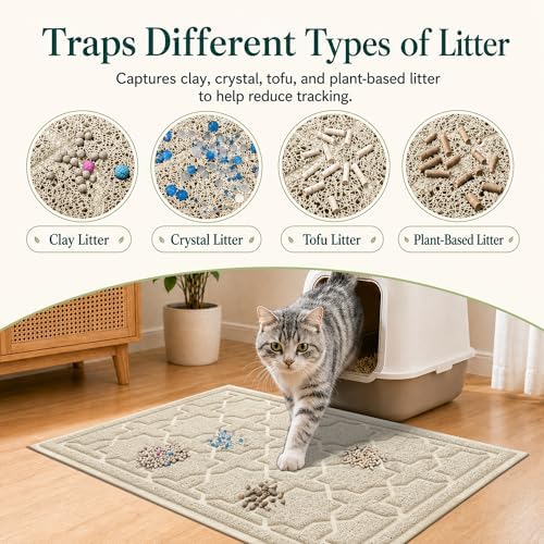 Yimobra Cat Litter Mat, Waterproof Litter Trap Mat - Image 2