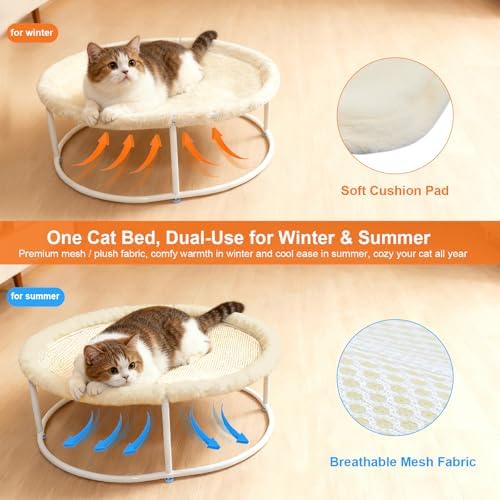 Elevated Cat Hammock Bed, All-Season Use - Image 3