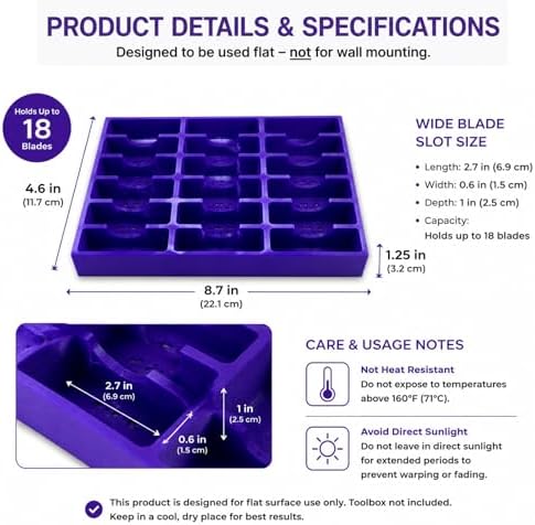 Mini Toolbox Drawer Organizer for Dog Grooming Blades – Desktop Storage Insert - Image 7