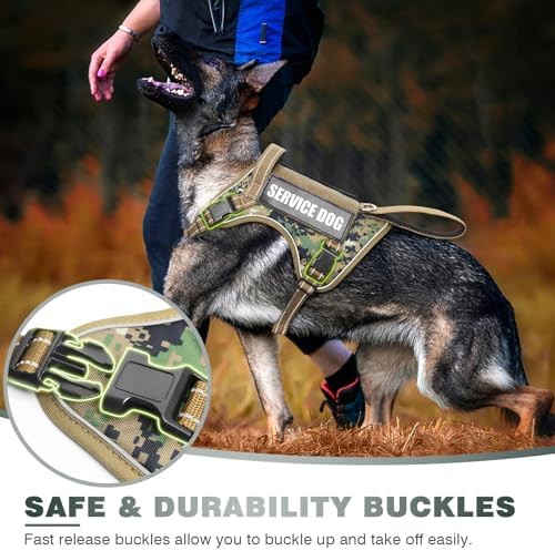 WINSEE Tactical Dog Harness, No Pull Dog Harness - Image 5