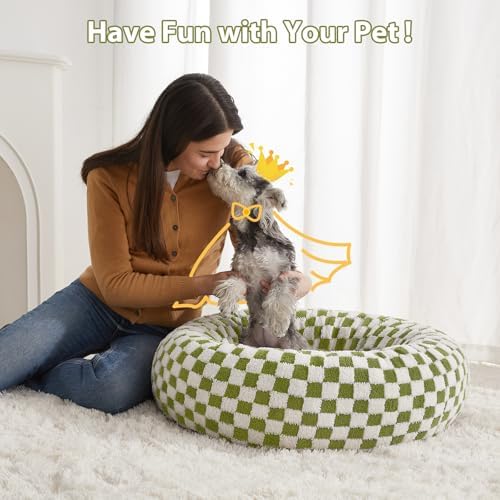 BFPETHOME Large Washable Cozy Donut Dog Beds - Image 4