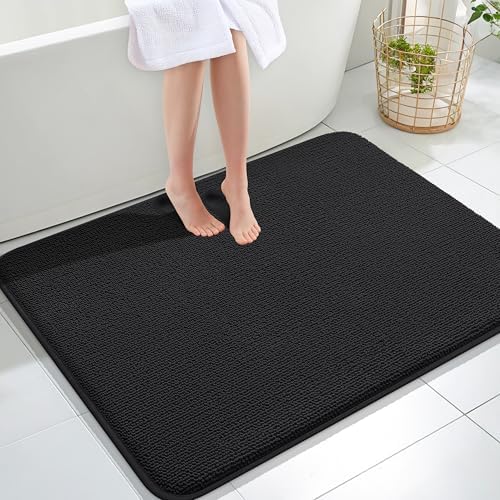 OLANLY Memory Foam Large Bathroom Rugs 40x32, Absorbent Bath Mat by OLANLY