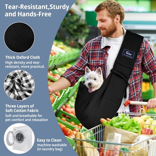 CUBY Dog and Cat Sling Carrier - Image 5