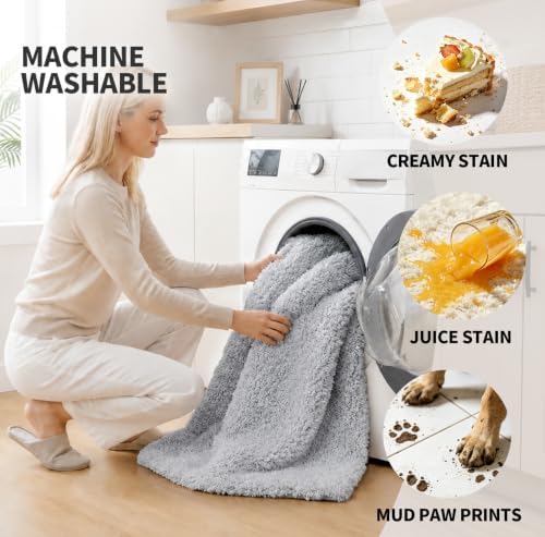 ILANGO Bathroom Rugs 60" × 24", Extra Soft Absorbent Microfiber Bath Rugs - Image 3