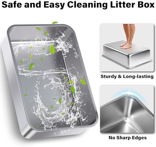 Stainless Steel Litter Box - Image 5