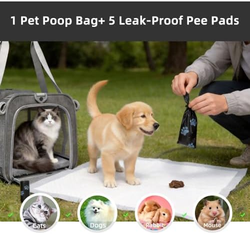 Cat Carrier Soft Sided Dog Carrier - Image 3