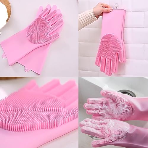 8PCS Dog Bath Supplies Set，Dog Washing Gloves，Shampoo Brush, Shedding Slicker - Image 3