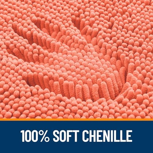 OLANLY Bathroom Runner Rugs 40x24, Extra Soft Absorbent Chenille Bath Rugs - Image 3