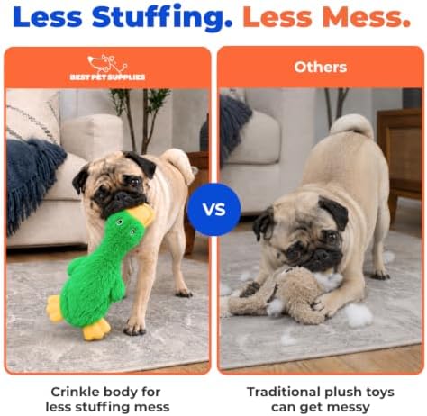 Best Pet Supplies 2-in-1 Stuffless Squeaky Dog Toy - Image 4
