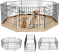 PETIME Foldable Metal Dog Exercise Pen/Pet Puppy Playpen Kennels Yard Fence by PETIME