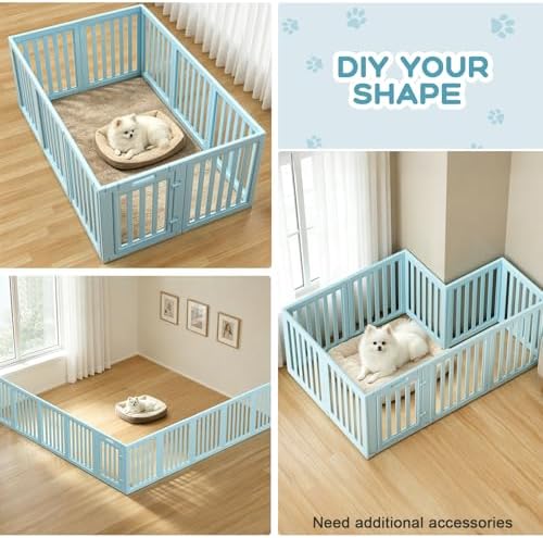 Dog Playpen Indoor, Puppy Playpen, 10 Panels - Image 7
