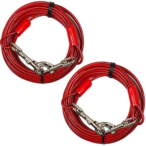 BV Dog Tie Out Cable 30 Feet by BV