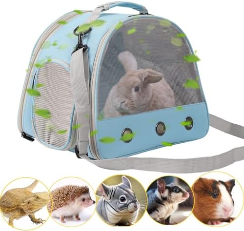 Ventilation Cage, Bearded Dragon Travel Carrier, Guinea Pig Carrier, Guinea Pig by WEVONIGU