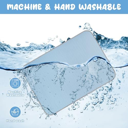 Buvlnee Summer Dog Cooling Mat Washable Ice Silk Self Cool Pad - Image 3