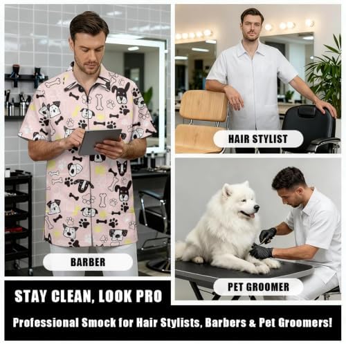 Dog Grooming Apron Waterproof, Professional Design Water Hair Proof - Image 3