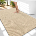 OLANLY Thick Chenille Large Bathroom Rugs 59x35, Absorbent Bath Mat by OLANLY
