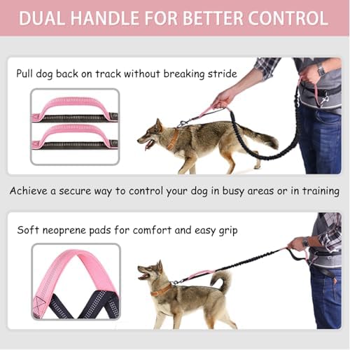 LANNEY Hands Free Dog Leash, Waist Running Leash - Image 4