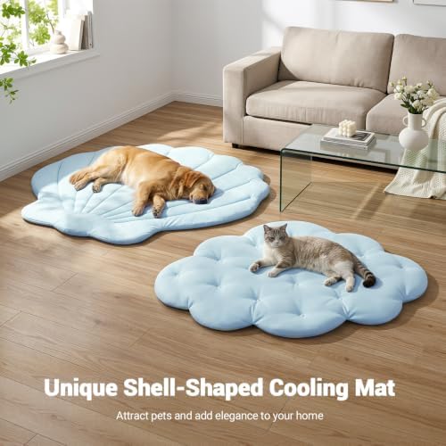 Q-Max>0.5 Dog Cooling Mat, Cloud Sky Blue - Image 6