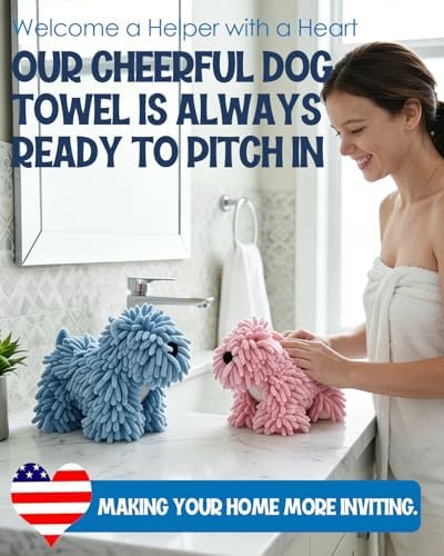 2Pack Chenille Towel Balls, Chenille Dog Towel Ball Set, Super Absorbent Drying - Image 5