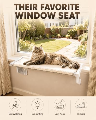 Upgraded Heavy Duty Cat Window Perch - Image 6