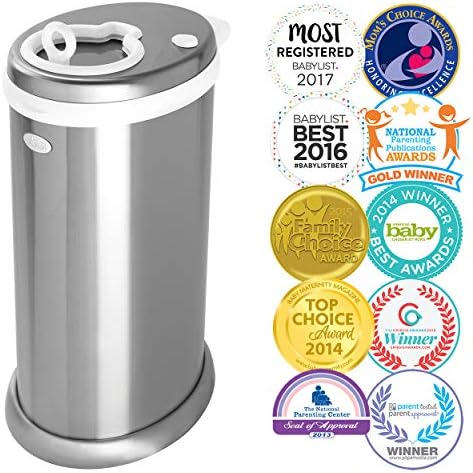 Ubbi Stainless Steel Diaper Pail, No Special Bags, Odor-Locking - Image 2