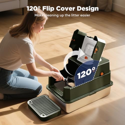FURTIME Stainless Steel Litter Box - Image 2