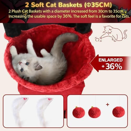 Globlazer S74E Pro Gothic Heavy Duty Maine Coon Cat Tree - Image 3