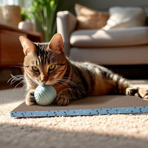 2Pack Cat Scratcher Pad, Reversible Scratching Cardboard - Image 7