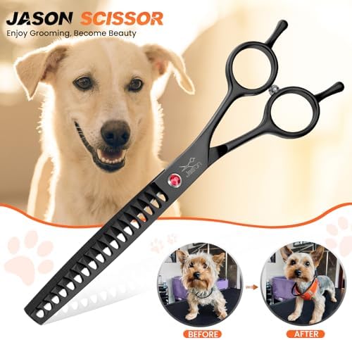 JASON Dog Grooming Chunker Scissors - Image 3