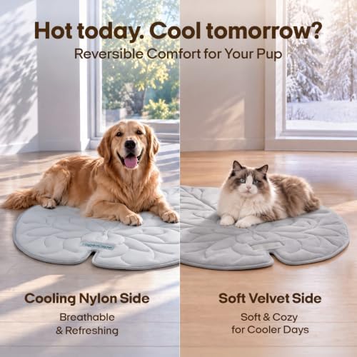 Vagascape Dog Crate Pad, Reversible Warm/Cooling Mat - Image 2