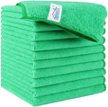 HOMEXCEL Green Microfiber Cleaning Cloth, Microfiber Towels by HOMEXCEL