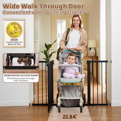 Mumeasy 29.7-51" Extra Wide Baby & Dog Safety Gate - Image 3