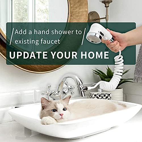 ZCONIEY Sink Faucet Sprayer Attachment, Shower Head Attaches To Tub Faucet - Image 4
