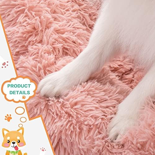 NOYAL Donut Dog Bed for Small Medium Pets, Plush Calming Faux Fur - Image 3