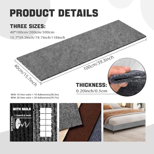 Cat Scratch Couch Furniture Protector, Self-Adhesive Scratch Pad - Image 2