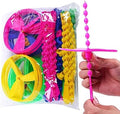 Flying Helicopter Toy, 20 Sets Hand the Rotating Circle Helicopter, Bamboo by Unknown