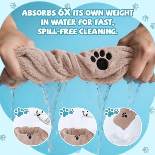 Puomue Microfiber Dog Towels for Drying Dogs, Super Absorbent and Soft Pet - Image 4