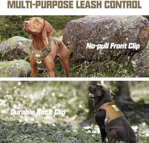 AUROTH Tactical Dog Harness Medium Sized Dog No Pull Adjustable Dog Vest - Image 4