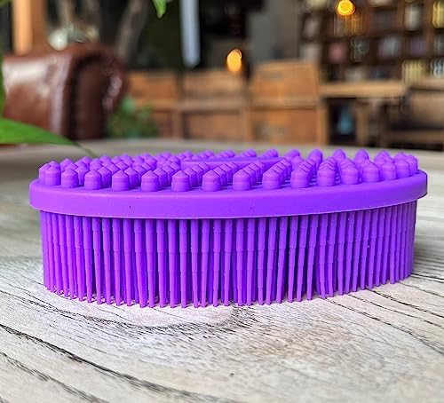 Premium Sensory Brush for Kids or Autism, Soft Silicone Body Scrubber, 2 in 1 - Image 2