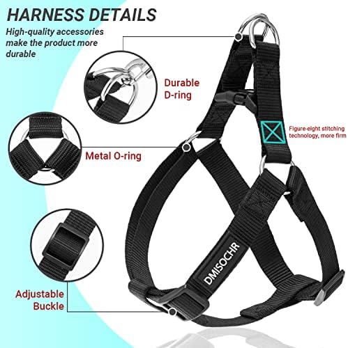 No Pull Dog Harness, Leash & Collar Set, Adjustable Step-in Vest - Image 2