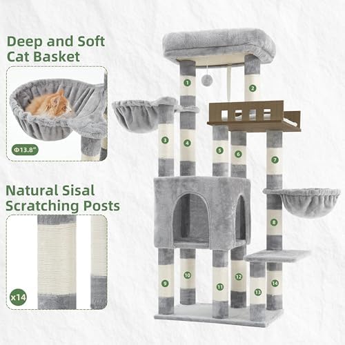 Gitelsnour Sturdy Cat Tree Tower - Image 5
