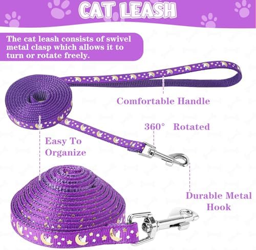 2 Pack Cat Harness and Leash - Image 7