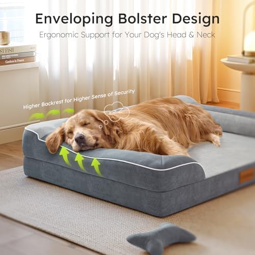 CWAWZ XXL Dog Bed for Extra Large Dogs, Giant Orthopedic Dog Beds - Image 4