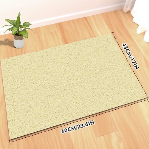 Bohemian Kitty Litter Mat 24"x17", Non-Slip Litter Box Mat, Washable Cat Litter - Image 2